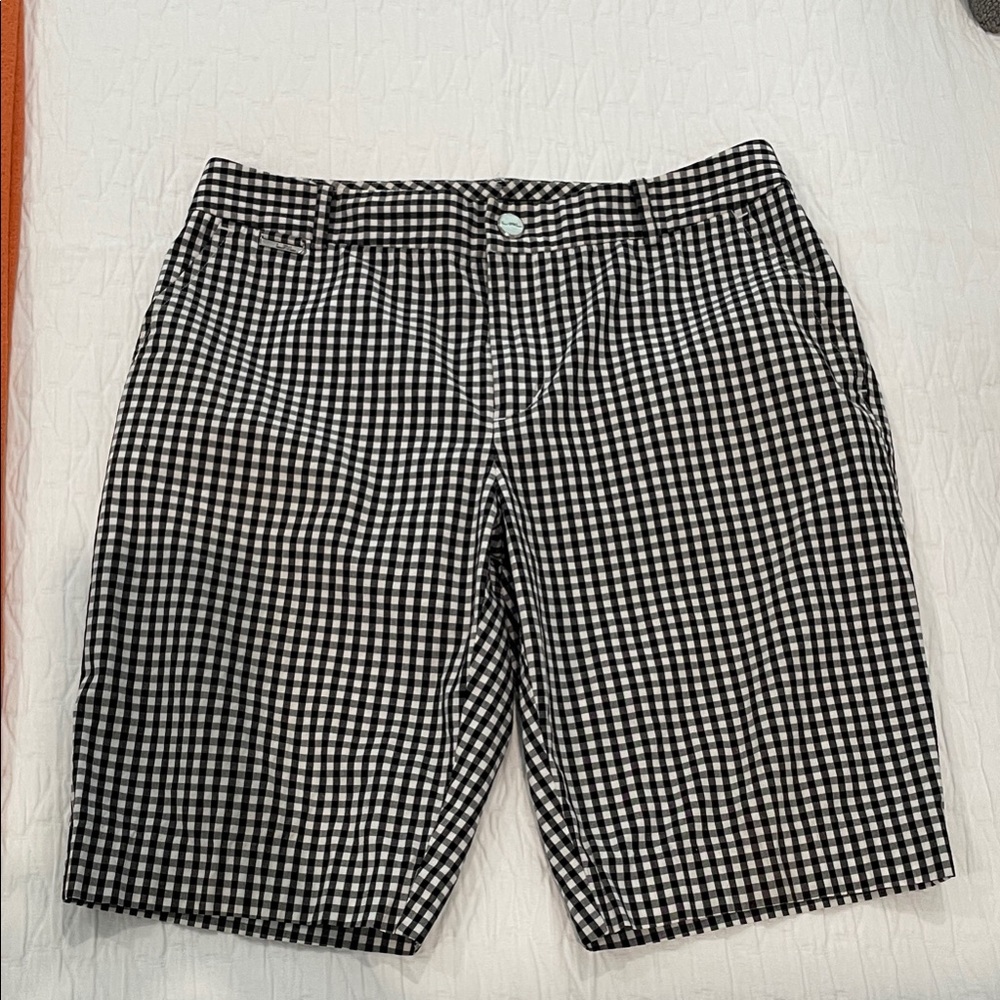 Lauren Ralph Lauren Black and White Checkered Women's Shorts